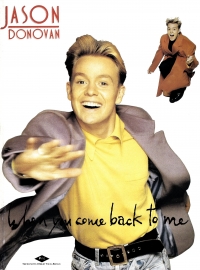 When You Come Back To Me Jason Donovan Sheet Music Songbook