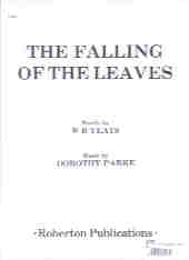 Falling Of The Leaves Parke Sheet Music Songbook
