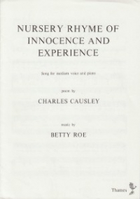 Nursery Rhyme Of Innocence & Experience Roe Med Sheet Music Songbook