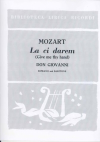 La Ci Darem La Mano Mozart Sop/bar It/eng Sheet Music Songbook