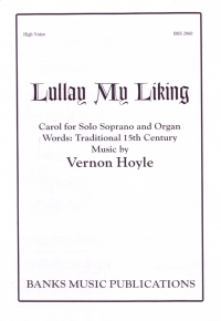 Lullay My Liking Hoyle High Voice Sheet Music Songbook