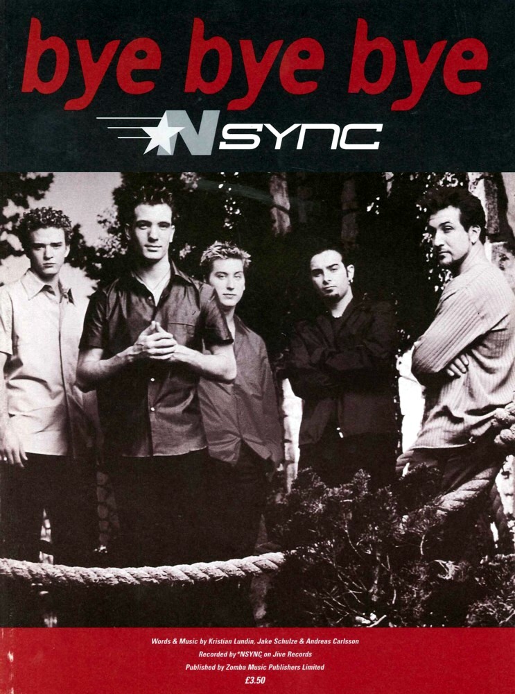 Bye Bye Bye Nsync Sheet Music Songbook