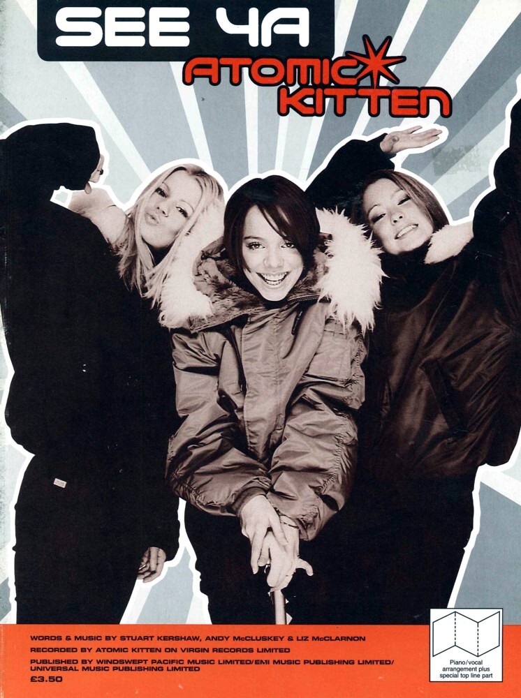 See Ya Atomic Kitten Sheet Music Songbook