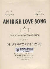 An Irish Love Song In Eb Ashworth-hope Sheet Music Songbook