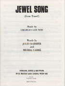 Jewel Song From Faust Gounod Sheet Music Songbook