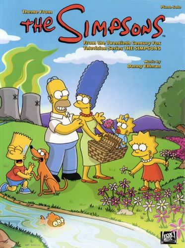 Simpsons (theme From The Tv Series) Original Sheet Music Songbook