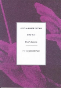 Divas Lament Betty Roe Sheet Music Songbook