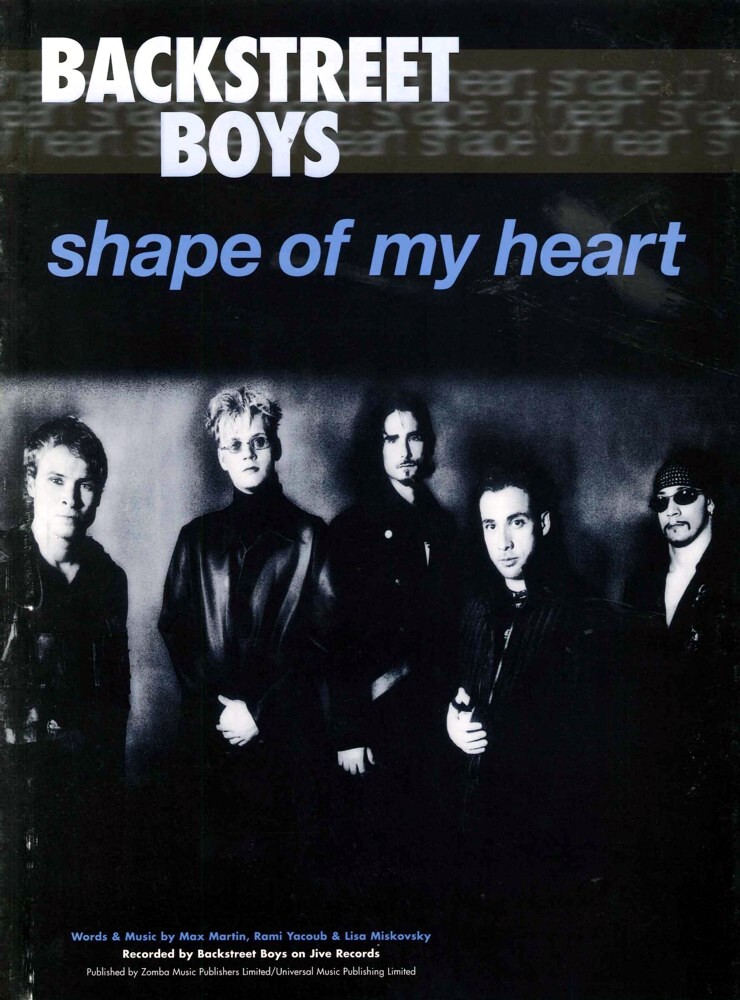 Shape Of My Heart Backstreet Boys Sheet Music Songbook