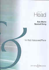 Ave Maria Head Key Cmin High Voice Sheet Music Songbook