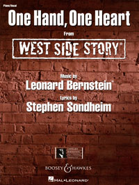 One Hand One Heart Bernstein West Side Story Sheet Music Songbook