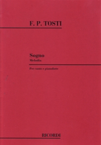 Sogno (melodia) Tosti Sheet Music Songbook