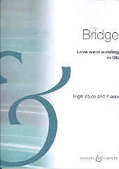 Love Went A-riding Bridge Key Gb High Voice Sheet Music Songbook