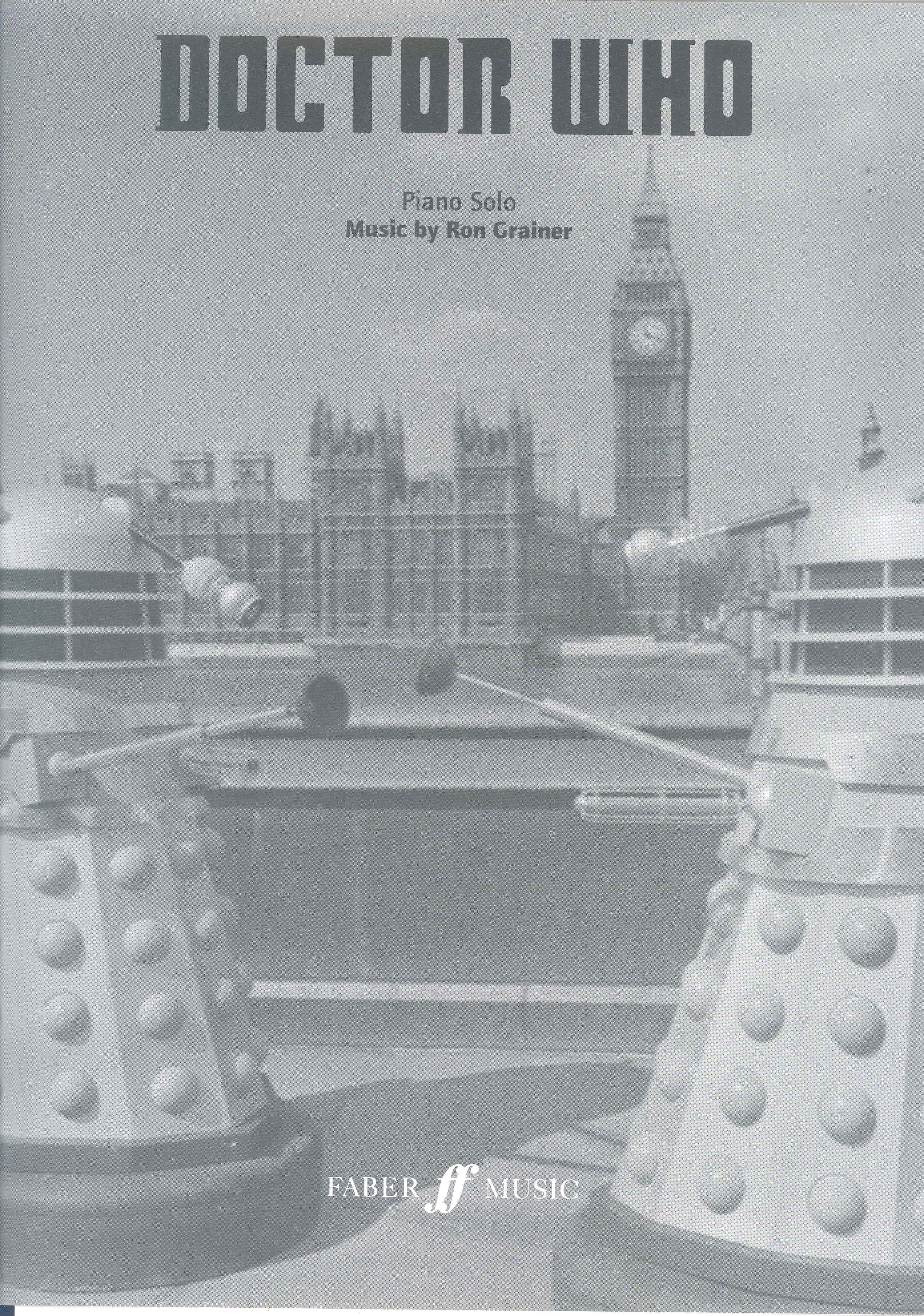 Doctor Who Tv Theme Ron Grainer Piano Solo Sheet Music Songbook