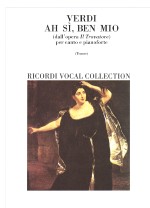 Ah Si Ben Mio Verdi (trovatore) Italian Sheet Music Songbook