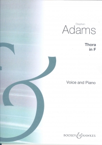 Thora Adams (no 3/4) Key F Med/high & Piano Sheet Music Songbook
