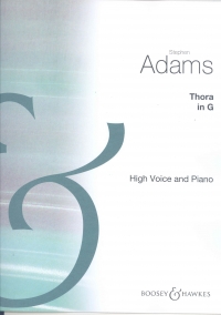Thora Adams (no 4/4) Key G High Voice & Piano Sheet Music Songbook