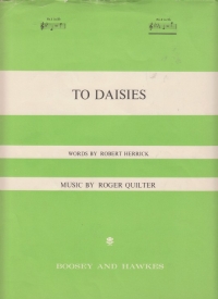 To Daisies Quilter Key Db Sheet Music Songbook