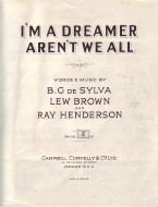 Im A Dreamer Arent We All Sheet Music Songbook