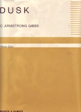 Dusk Armstrong Gibbs Piano Solo Sheet Music Songbook