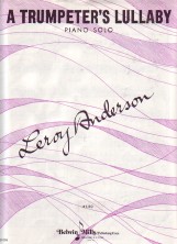 Trumpeters Lullaby Piano Solo Anderson Sheet Music Songbook