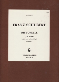 Trout (die Forelle) Schubert Sheet Music Songbook