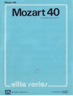 Mozart 40 Sheet Music Songbook