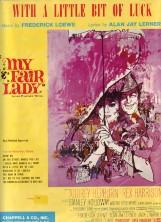 With A Little Bit Of Luck - My Fair Lady Sheet Music Songbook