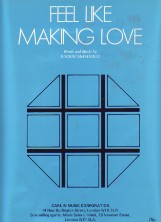 Feel Like Making Love - Pvg Sheet Music Songbook