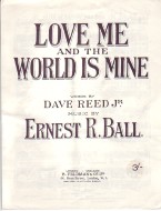Love Me And The World Is Mine - Key Of C Sheet Music Songbook