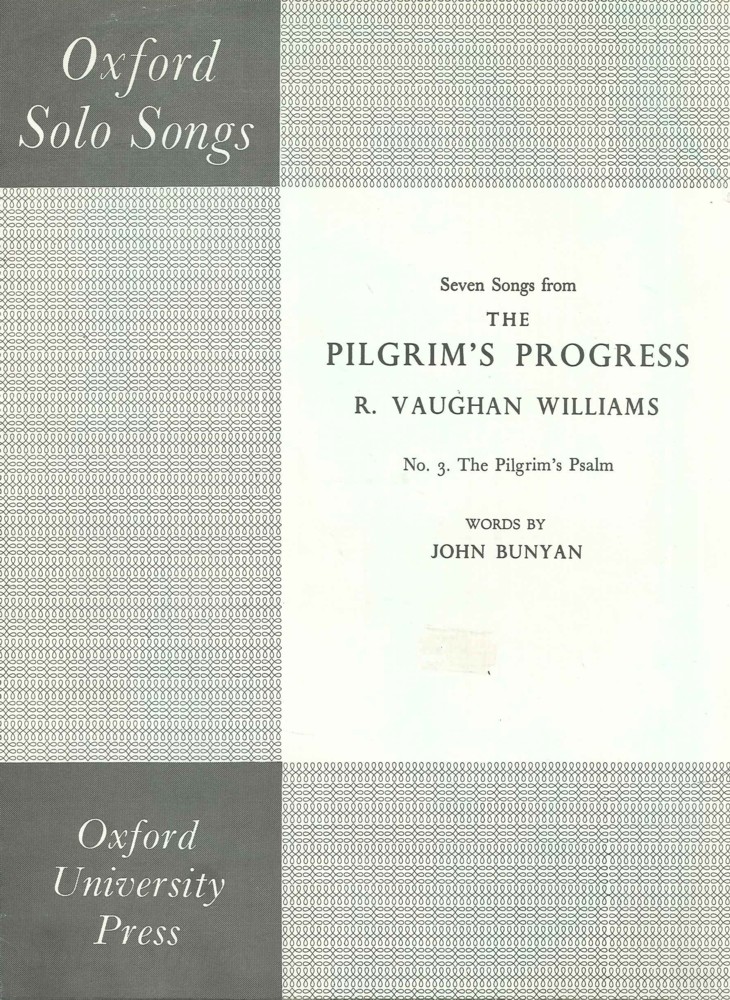 Pilgrims Psalm Vaughan Williams Key F Major Sheet Music Songbook