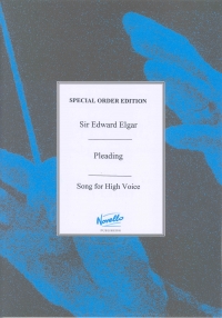 Pleading Elgar High Voice A Flat Sheet Music Songbook