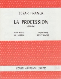 La Procession (melodie) Franck Sheet Music Songbook