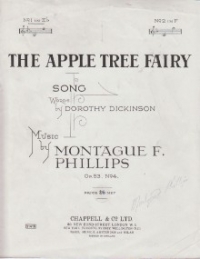 Apple Tree Fairy Phillips Key Eb Sheet Music Songbook