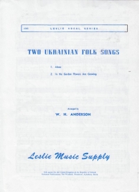 Two Ukrainian Folk Songs Anderson Sheet Music Songbook