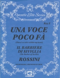Una Voce Poco Fa Rossini Key E Sheet Music Songbook