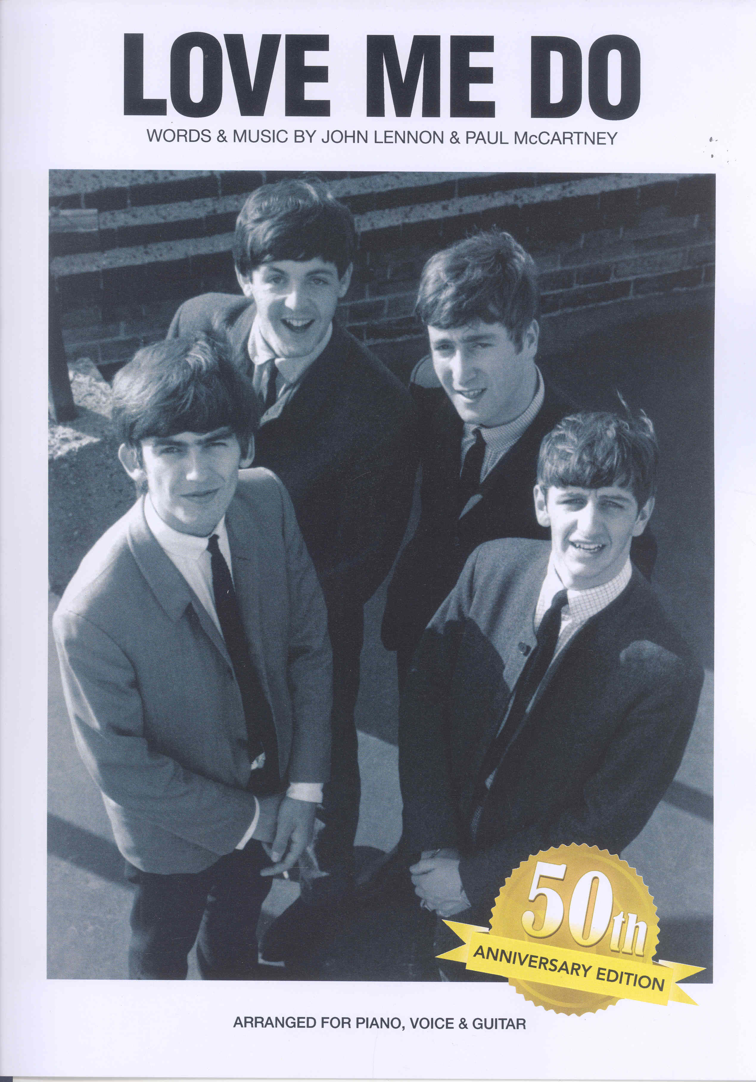 Love Me Do Beatles 50th Anniversary Edition Sheet Music Songbook